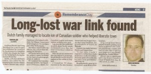 Artikel (2) Toronto Sun - 11 november 2009